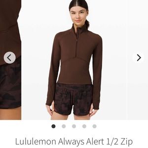 Lululemon Always Alert 1/2 Zip- 2